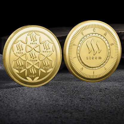 Altcoin Crypto Currency Physical Coins with Plastic Case