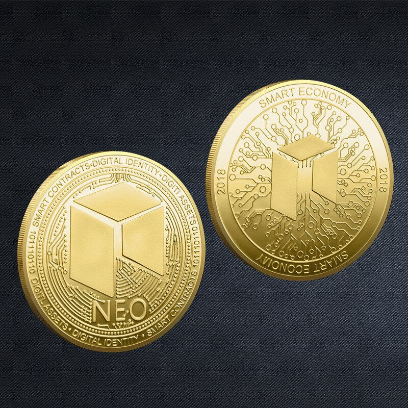 Altcoin Crypto Currency Physical Coins with Plastic Case