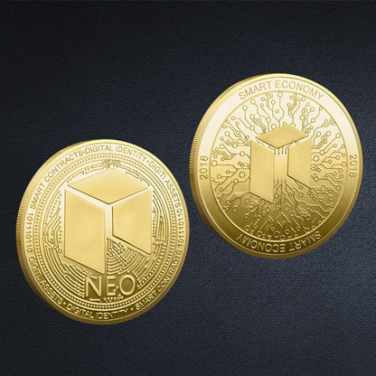 Altcoin Crypto Currency Physical Coins with Plastic Case