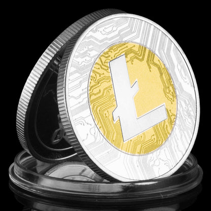 Litecoin LTC Collectible Physical Crypto Currency Coin