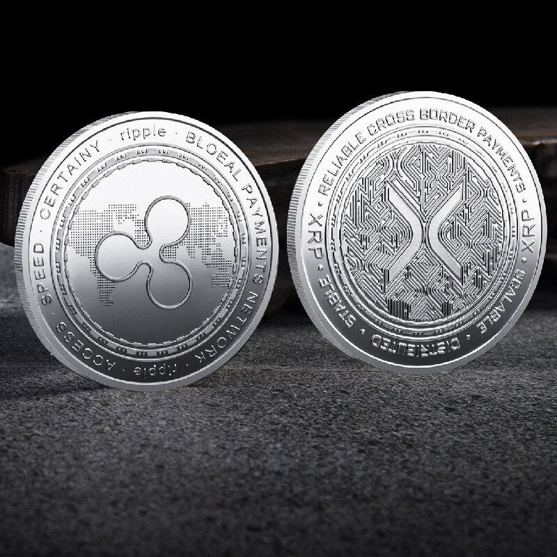 Altcoin Crypto Currency Physical Coins with Plastic Case