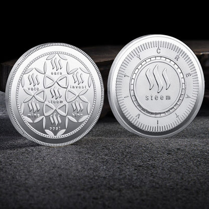 Altcoin Crypto Currency Physical Coins with Plastic Case