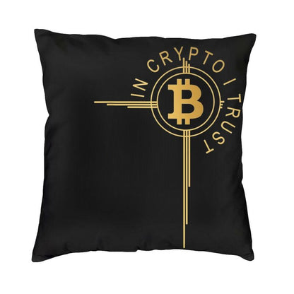 Altcoin Crypto Blockchain Bitcoin Decorative Pillow Case