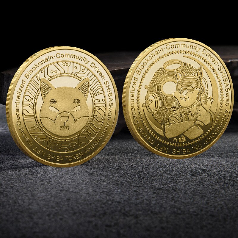 Altcoin Crypto Currency Physical Coins with Plastic Case