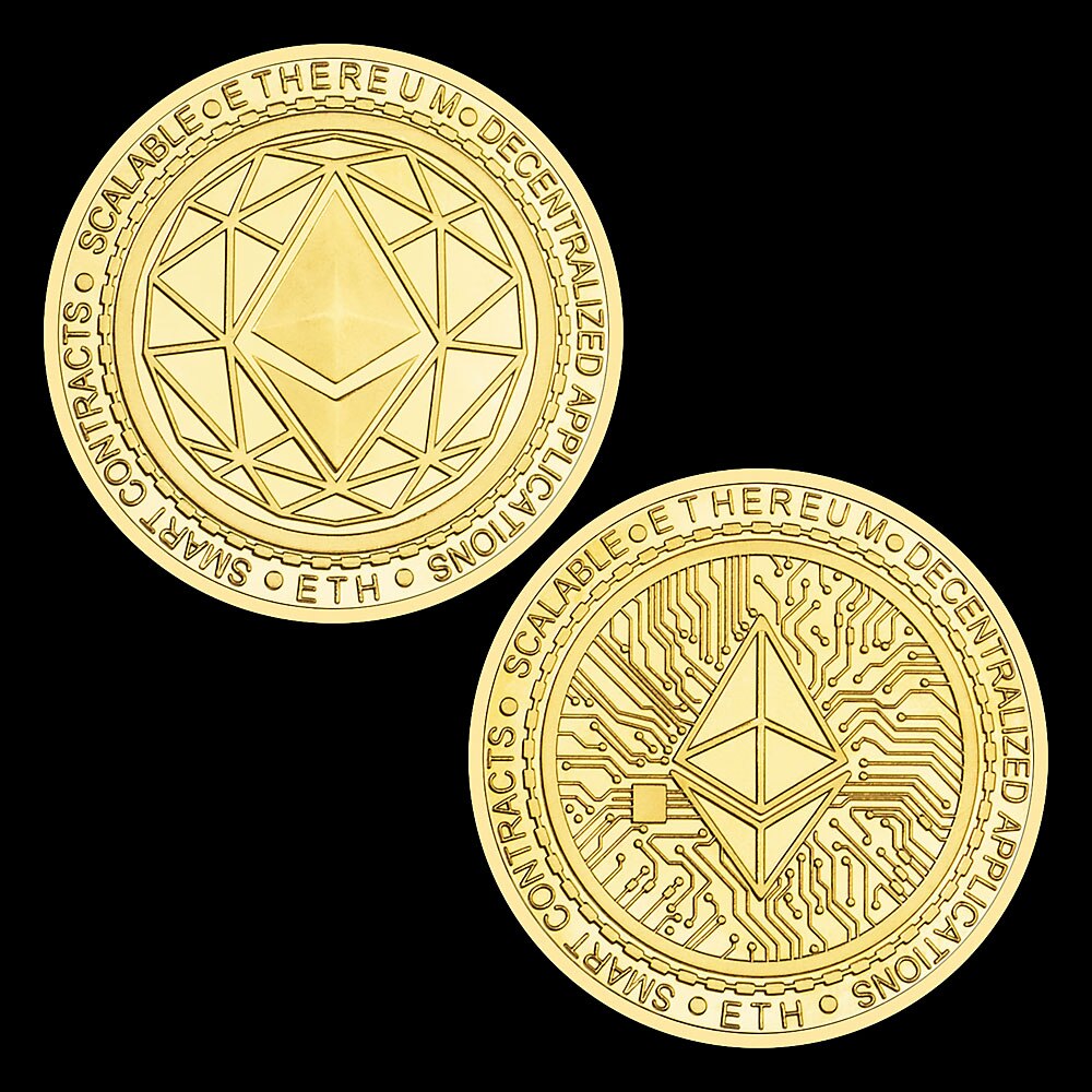 Ethereum ETH Physical Crypto Currency Gift Coin