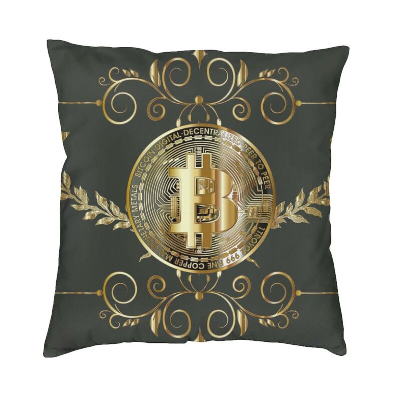 Altcoin Crypto Blockchain Bitcoin Decorative Pillow Case