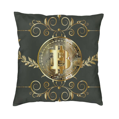 Altcoin Crypto Blockchain Bitcoin Decorative Pillow Case