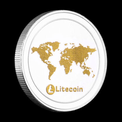 Litecoin LTC Collectible Physical Crypto Currency Coin