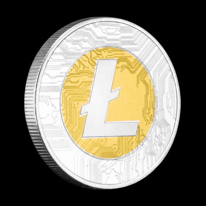 Litecoin LTC Collectible Physical Crypto Currency Coin