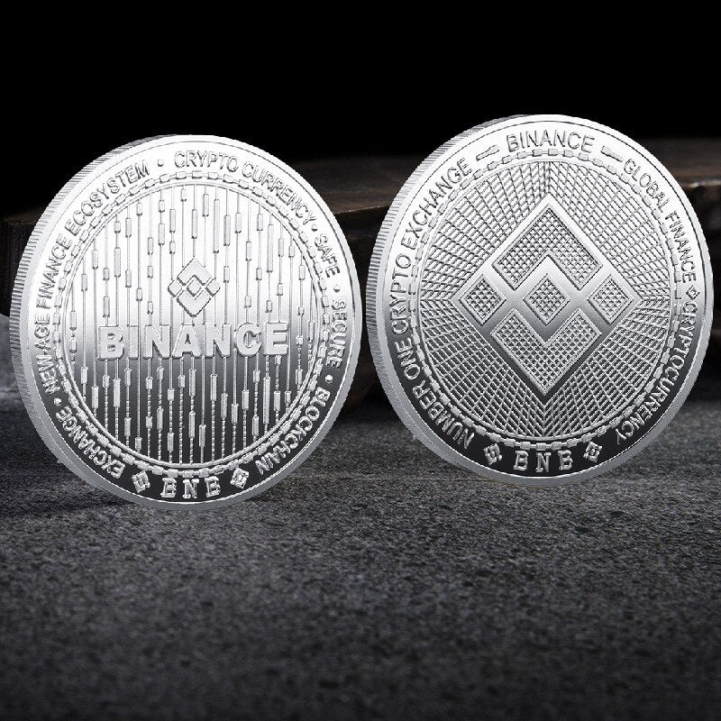 Altcoin Crypto Currency Physical Coins with Plastic Case