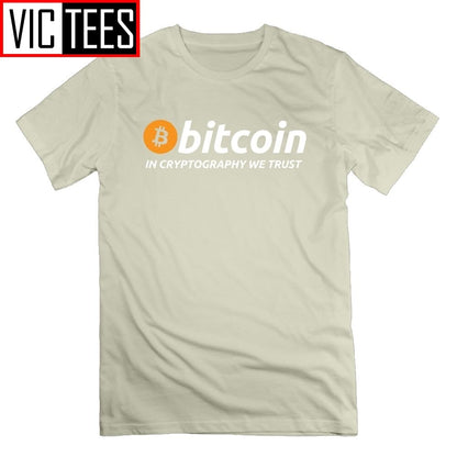 In Cryptography We Trust Bitcoin Crypto Currency T Shirt