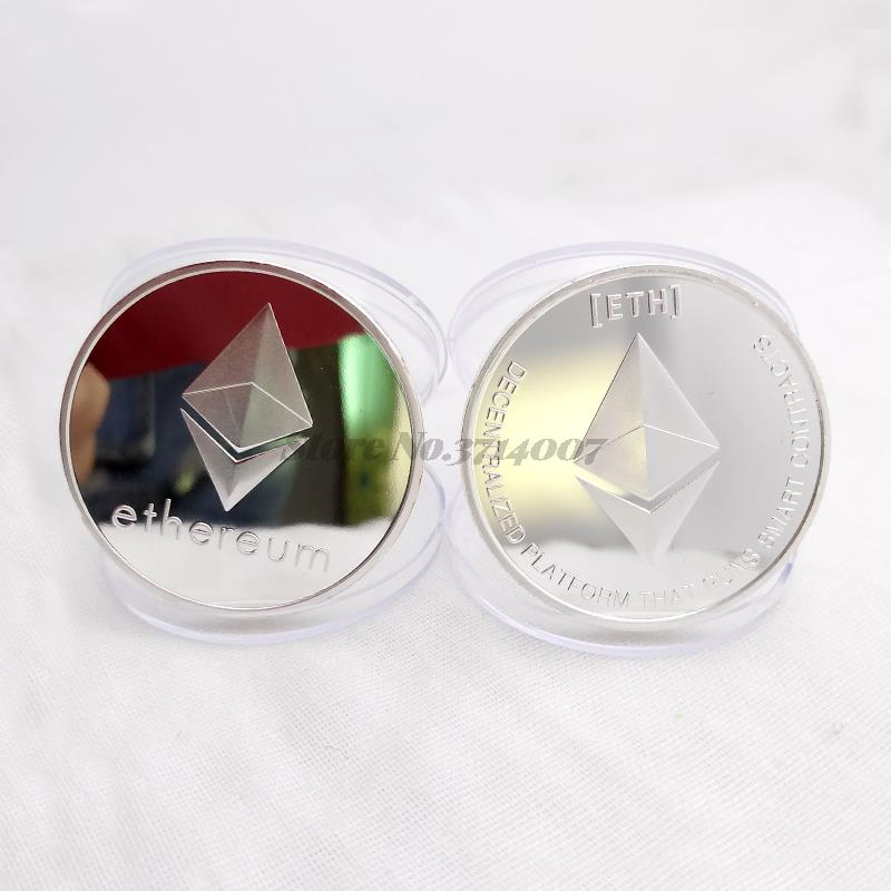 Gold and Silver Ethereum Physical Coin Collectible