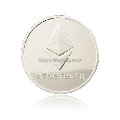 Gold and Silver Ethereum Physical Coin Collectible